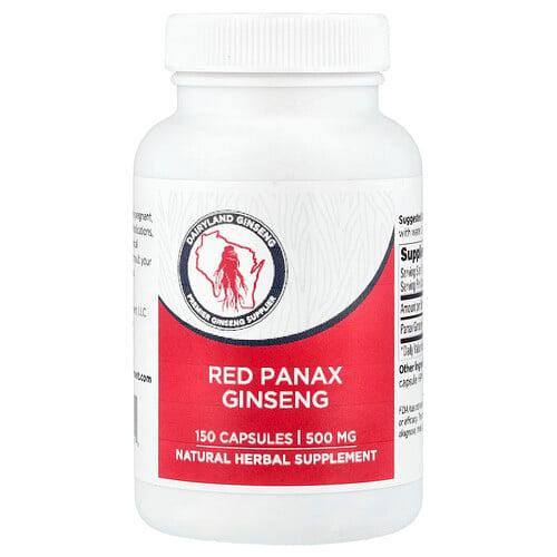 Dairyland Ginseng Red Panax Ginseng 500 Mg 150 Capsules