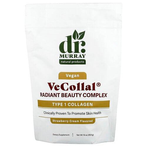 Dr Murray S Vecollal Vegan Radiant Beauty Complex Strawberry Cream 16 Oz 454 G