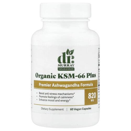 Dr Murray S Organic Ksm 66 Plus 60 Vegan Capsules