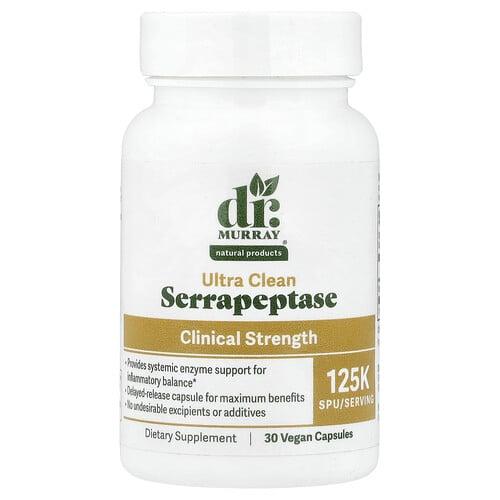 Dr Murray S Serrapeptase 125 000 Spu 30 Vegan Capsules