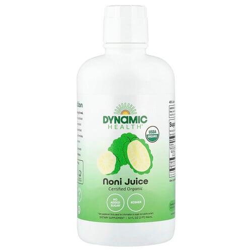 Dynamic Health Certified Organic Noni Juice 32 Fl Oz 946 Ml