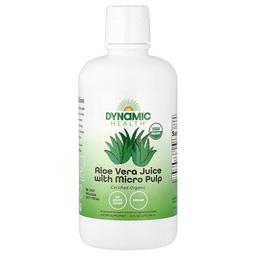 Dynamic Health Aloe Vera Juice With Micro Pulp 32 Fl Oz 946 Ml