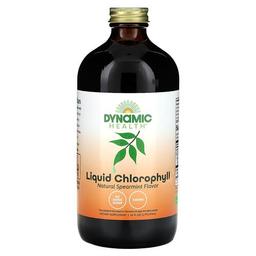 Dynamic Health Liquid Chlorophyll Natural Spearmint 16 Fl Oz 473 Ml