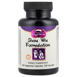 Dragon Herbs Shou Wu Formulation 500 Mg 100 Vegetarian Capsules