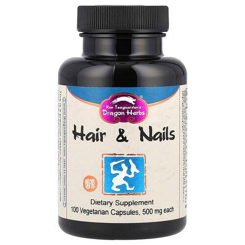 Dragon Herbs Hair Nails 100 Vegetarian Capsules