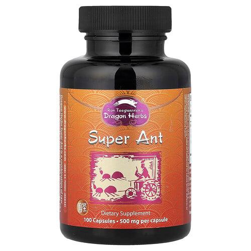 Dragon Herbs Super Ant 100 Capsules 500 Mg Per Capsule