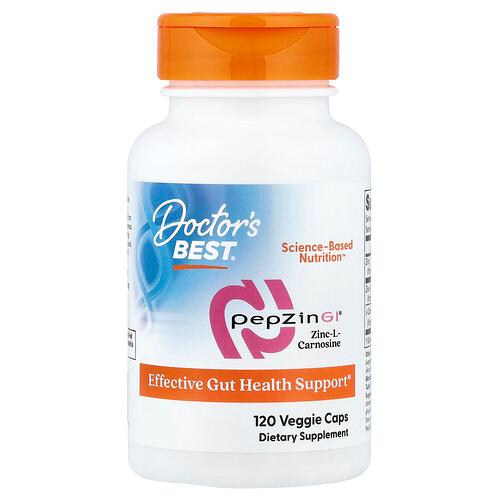 Doctor S Best Pepzin Gi Zinc L Carnosine 120 Veggie Caps