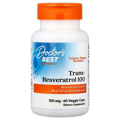 Doctor S Best Trans Resveratrol 100 60 Veggie Caps