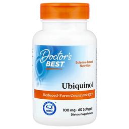 Doctor S Best Ubiquinol 100 Mg 60 Softgels