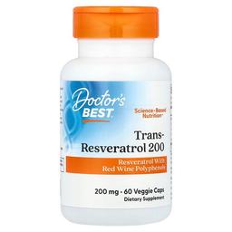 Doctor S Best Trans Resveratrol 200 200 Mg 60 Veggie Caps