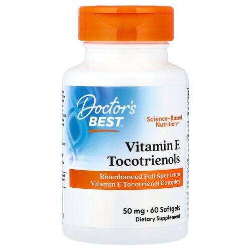 Doctor S Best Vitamin E Tocotrienols 60 Softgels product image