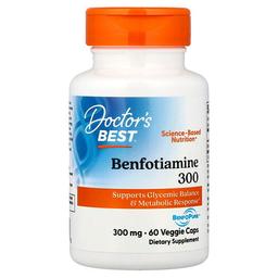Doctor S Best Benfotiamine 300 300 Mg 60 Veggie Caps