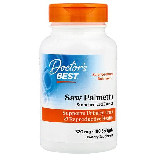 Doctor S Best Saw Palmetto Standardized Extract 320 Mg 180 Softgels product image