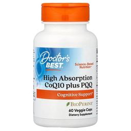 Doctor S Best High Absorption Coq10 Plus Pqq 60 Veggie Caps