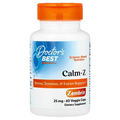 Doctor S Best Calm Z 25 Mg 60 Veggie Caps