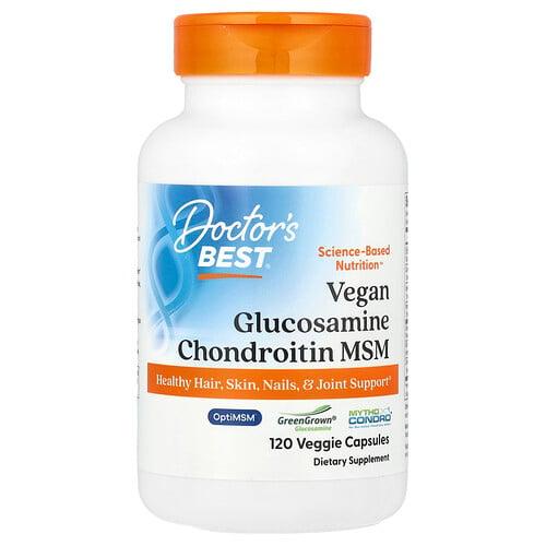 Doctor S Best Vegan Glucosamine Chondroitin Msm 120 Veggie Caps