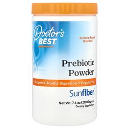 Doctor S Best Prebiotic Powder Sunfiber Unflavored 7 4 Oz 210 G