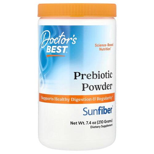 Doctor S Best Prebiotic Powder Sunfiber Unflavored 7 4 Oz 210 G