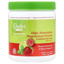 Doctor S Best High Absorption Magnesium Powder Strawberry Lime 12 5 Oz 350 G