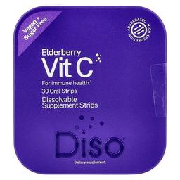 Diso Vit C Elderberry 30 Oral Strips