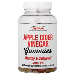 Dietworks Apple Cider Vinegar Gummies Apple 60 Gummies