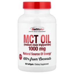 Dietworks Mct Oil 1 000 Mg 90 Softgels