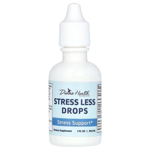 Divine Health Stress Less Drops 1 Fl Oz 29 6 Ml