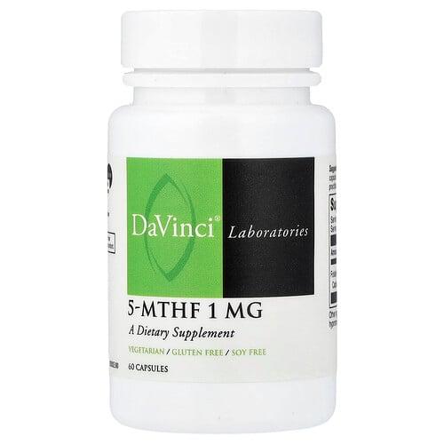 Davinci Laboratories 5 Mthf 1 Mg 60 Capsules