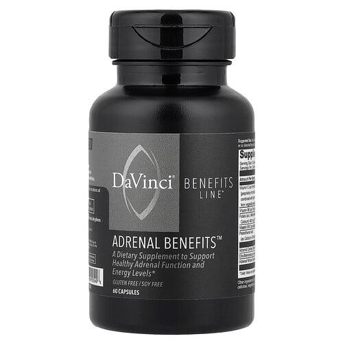 Davinci Laboratories Benefits Line Adrenal Benefits 60 Capsules