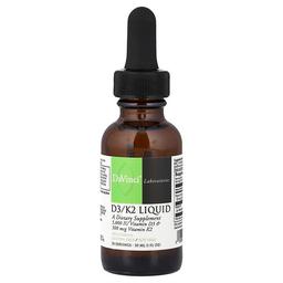 Davinci Laboratories D3 K2 Liquid 1 Fl Oz 30 Ml