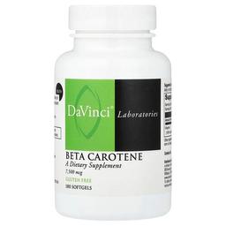 Davinci Laboratories Beta Carotene 7 500 Mcg 180 Softgels