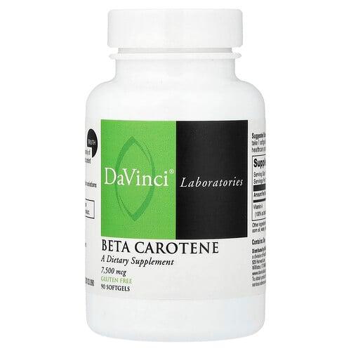 Davinci Laboratories Beta Carotene 7 500 Mcg 90 Softgels
