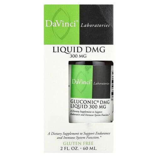 Davinci Laboratories Gluconic Dmg Liquid 300 Mg 2 Fl Oz 60 Ml