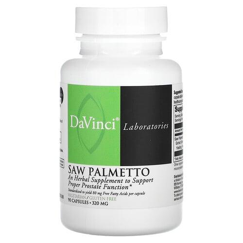 Davinci Laboratories Saw Palmetto 320 Mg 90 Capsules product image