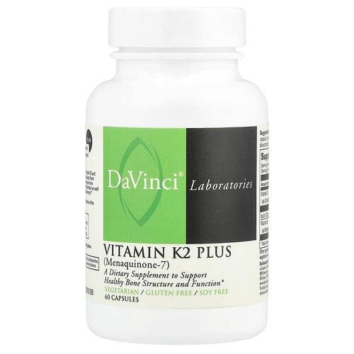 Davinci Laboratories Vitamin K2 Plus 60 Capsules