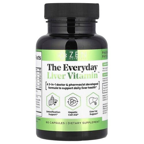 Zen Nutrients The Everyday Liver Vitamin 60 Capsules