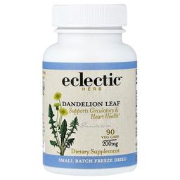 Eclectic Herb Dandelion Leaf Supports Circulatory Heart Health 200 Mg 90 Veg Caps