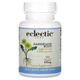 Eclectic Herb Dandelion Root Supports Liver Detoxification 400 Mg 90 Veg Caps