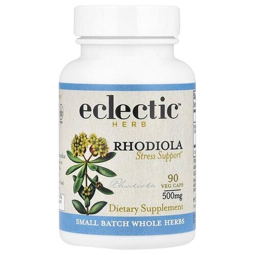 Eclectic Herb Rhodiola Stress Support 500 Mg 90 Veg Caps