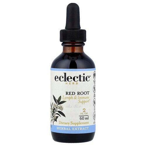 Eclectic Herb Red Root Extract Lymph Immune Support 2 Fl Oz 60 Ml