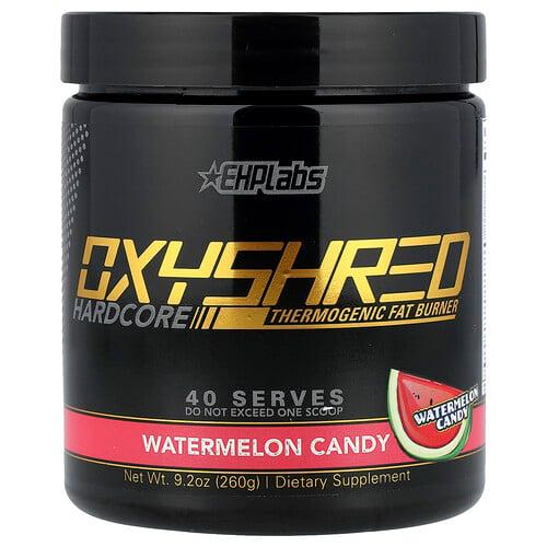 Ehplabs Oxyshred Hardcore Thermogenic Fat Burner Watermelon Candy 9 2 Oz 260 G