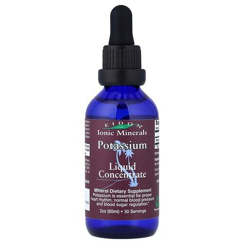 Eidon Ionic Minerals Potassium Liquid Concentrate 2 Oz 60 Ml