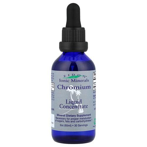 Eidon Ionic Minerals Chromium Liquid Concentrate 2 Oz 60 Ml