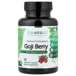 Emerald Laboratories Goji Berry 60 Vegetable Capsules 750 Mg Per Capsule