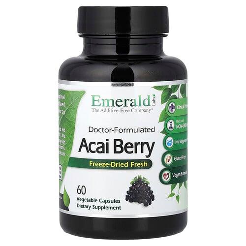 Emerald Laboratories Acai Berry 60 Vegetable Capsules 500 Mg Per Capsule