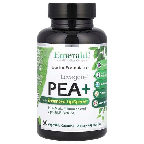 Emerald Laboratories Levagen Pea With Enhanced Lipisperse 60 Vegetable Capsules