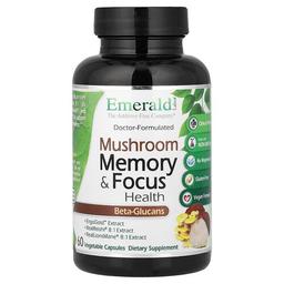 Emerald Laboratories Mushroom Memory Focus Health 60 Vegetable Capsules