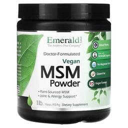 Emerald Laboratories Vegan Msm Powder 1 Lb 454 G