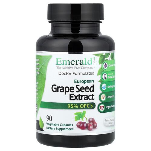 Emerald Laboratories European Grape Seed Extract 90 Vegetable Capsules product image