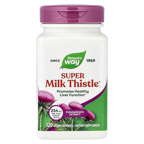 Nature S Way Super Milk Thistle 120 Vegan Capsules